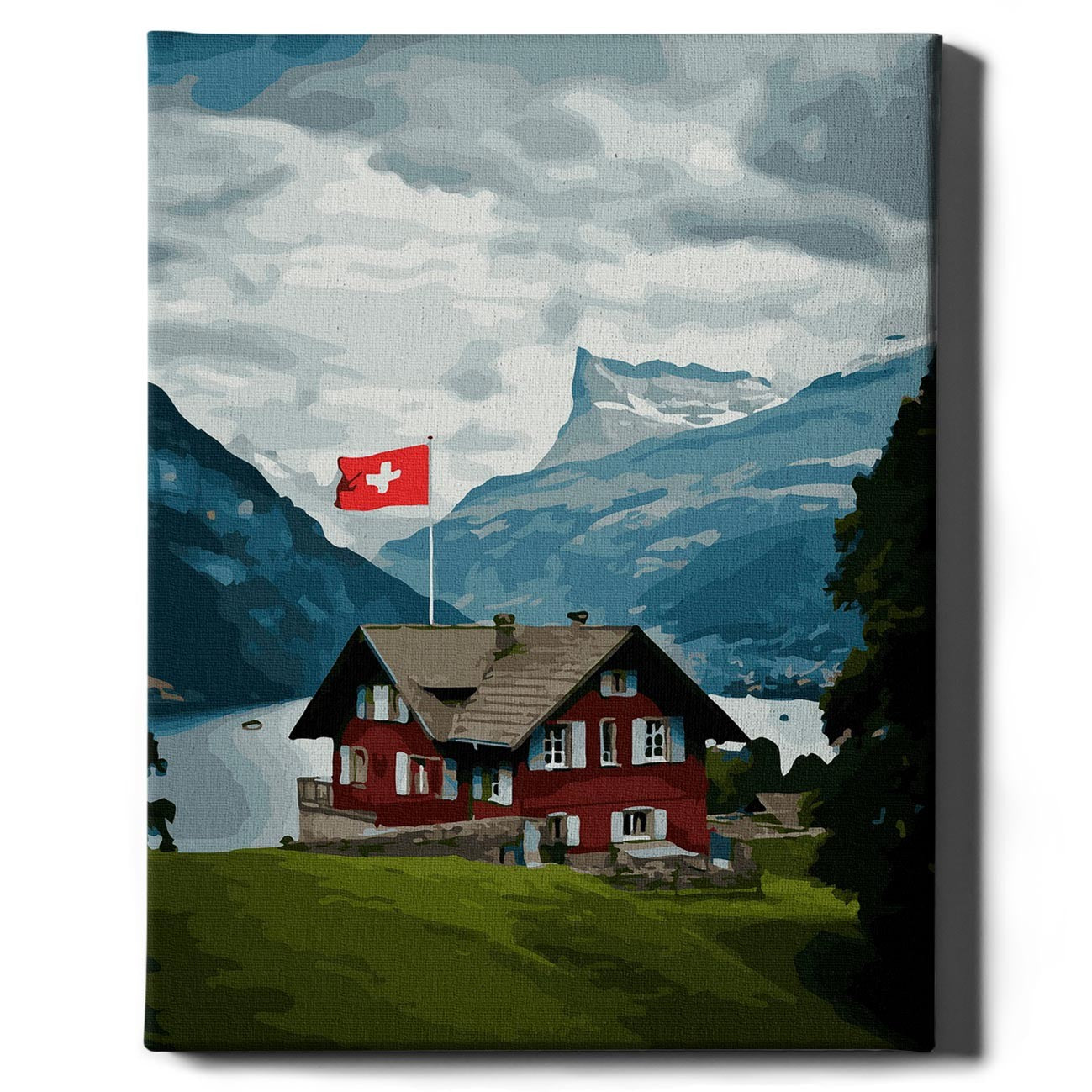 malowanie-po-numerach-dom-w-szwajcarii-oh-art