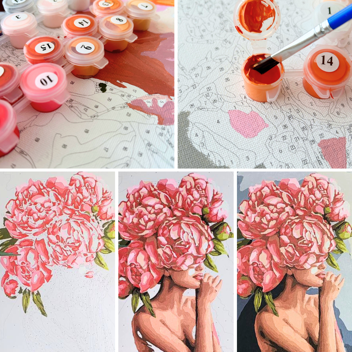 Peonie i róże