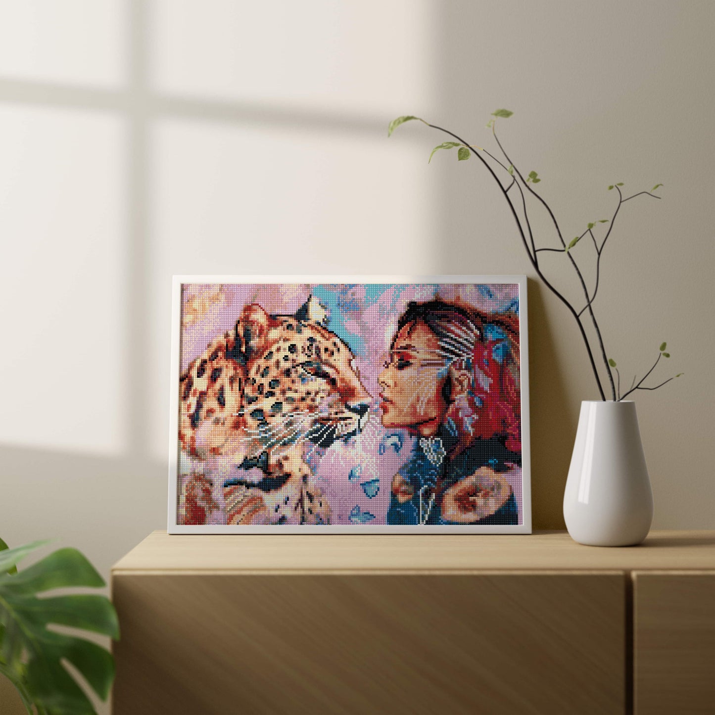 Pani z leopardem