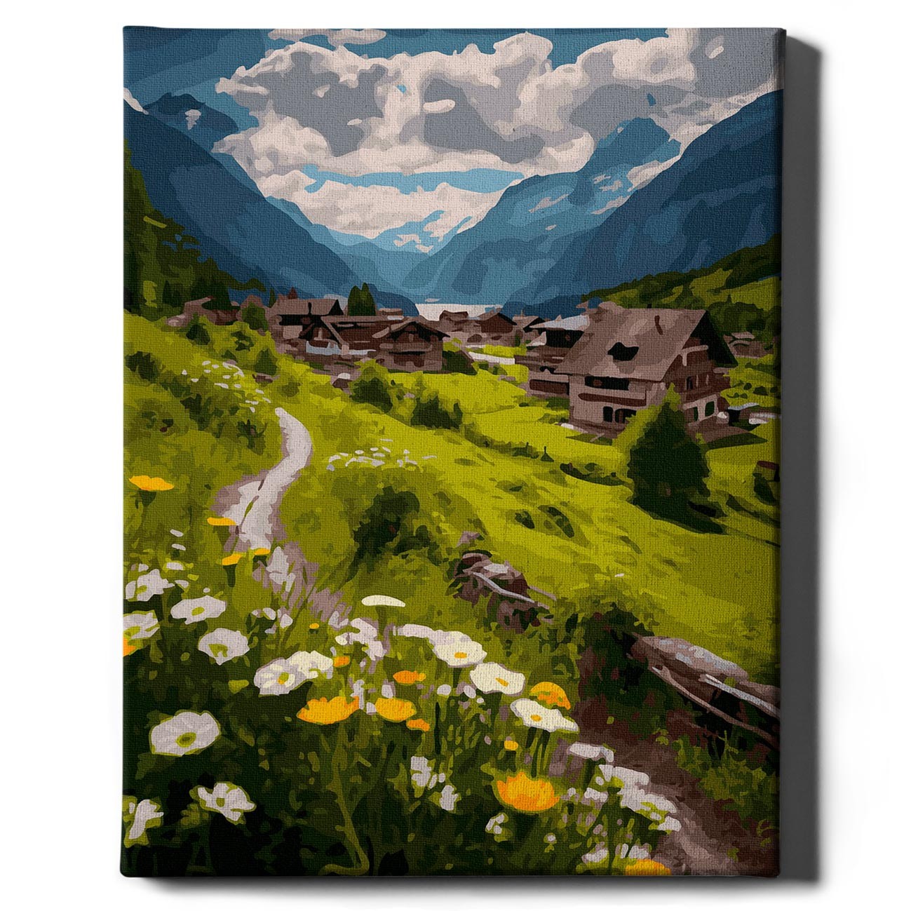 malowanie-po-numerach-wioska-w-gorach-oh-art