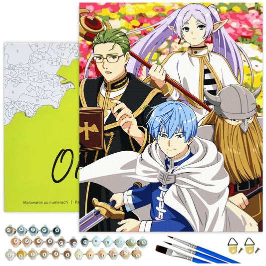 Bohaterowie anime – malowanie po numerach Oh Art
