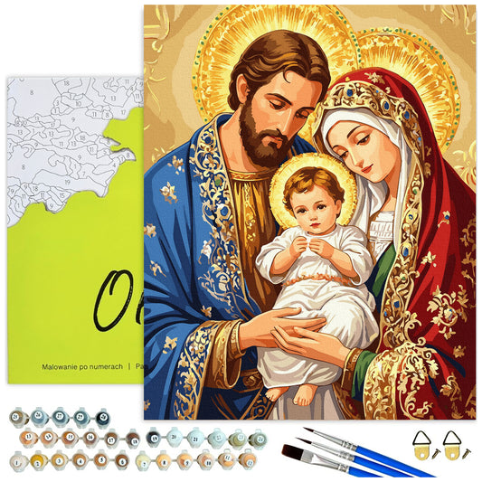 Święta Rodzina – malowanie po numerach Oh Art