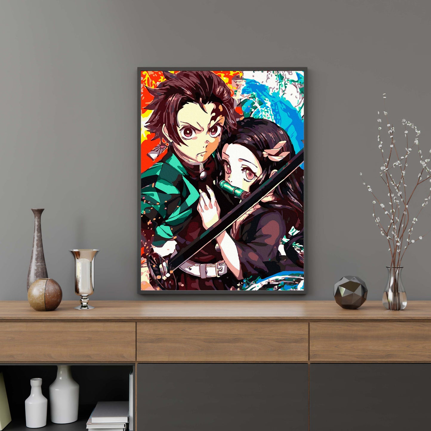 Dziewczynka i chłopiec w anime