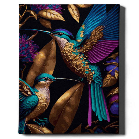 malowanie-po-numerach-kolibri-w-zlocie-oh-art