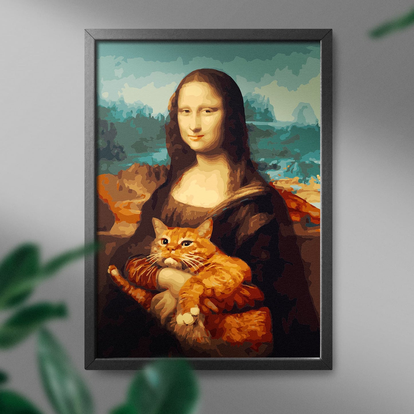 Mona Lisa i rudy kot