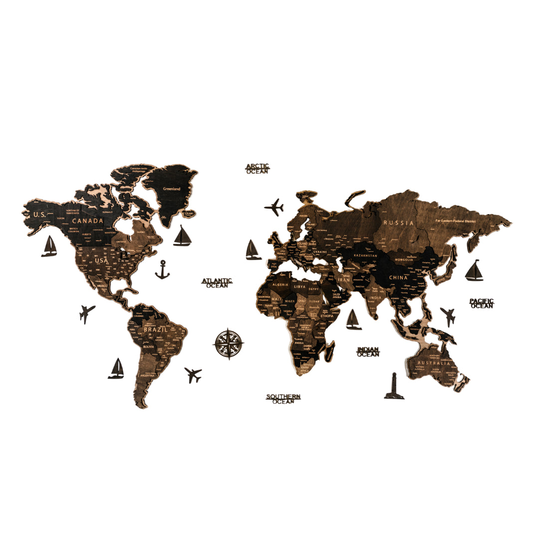 Zestaw Napisów i Dodatków Oceanicznych do Map Drewnianych
