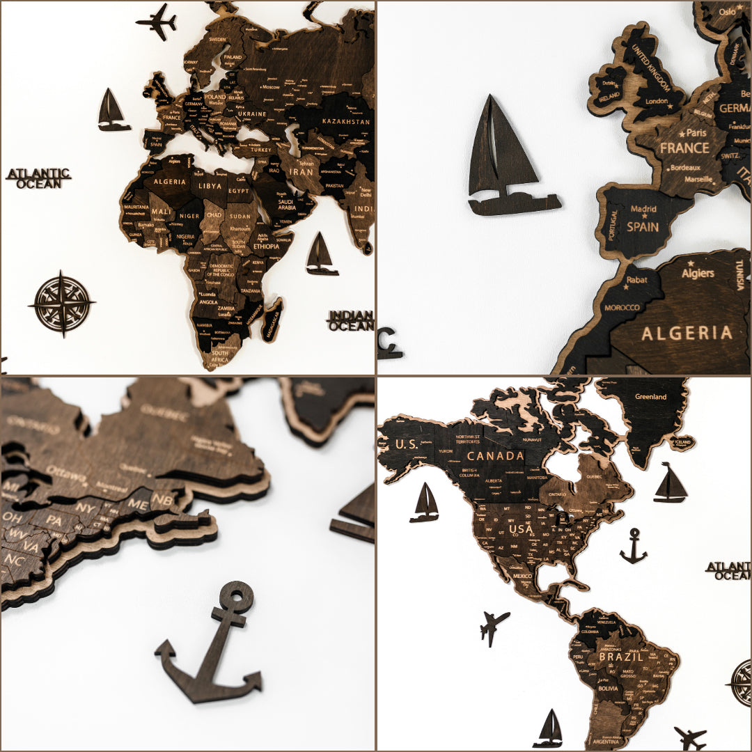 Zestaw Napisów i Dodatków Oceanicznych do Map Drewnianych