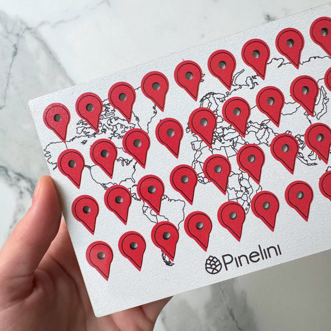 Pinezki do Map Drewnianych