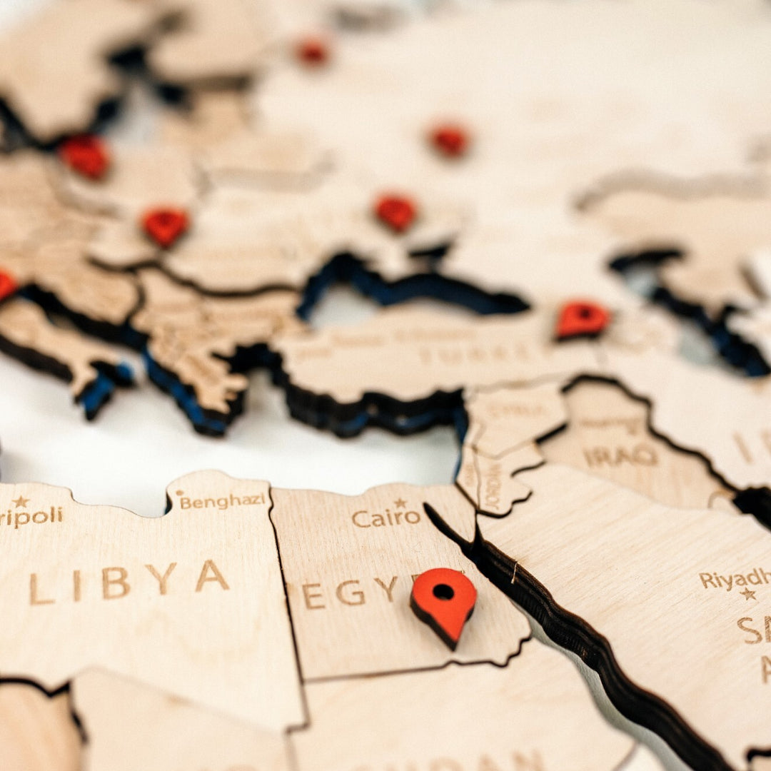 Pinezki do Map Drewnianych