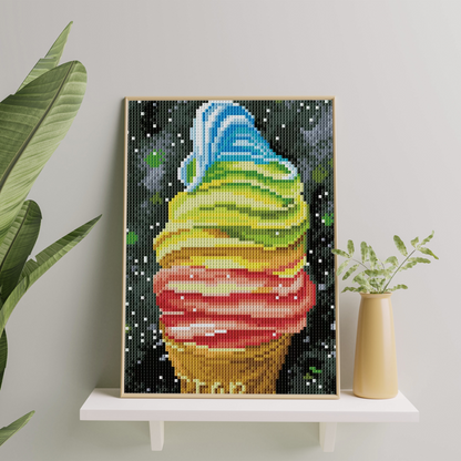 Lody kolorowe
