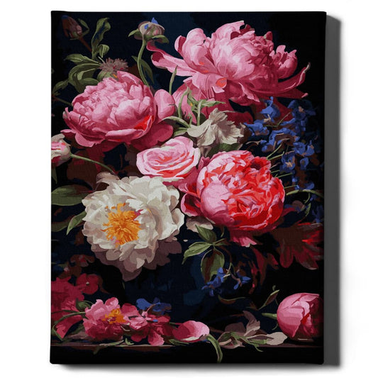 Peonie i róże