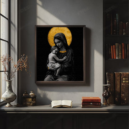 Matka Boża w złocie