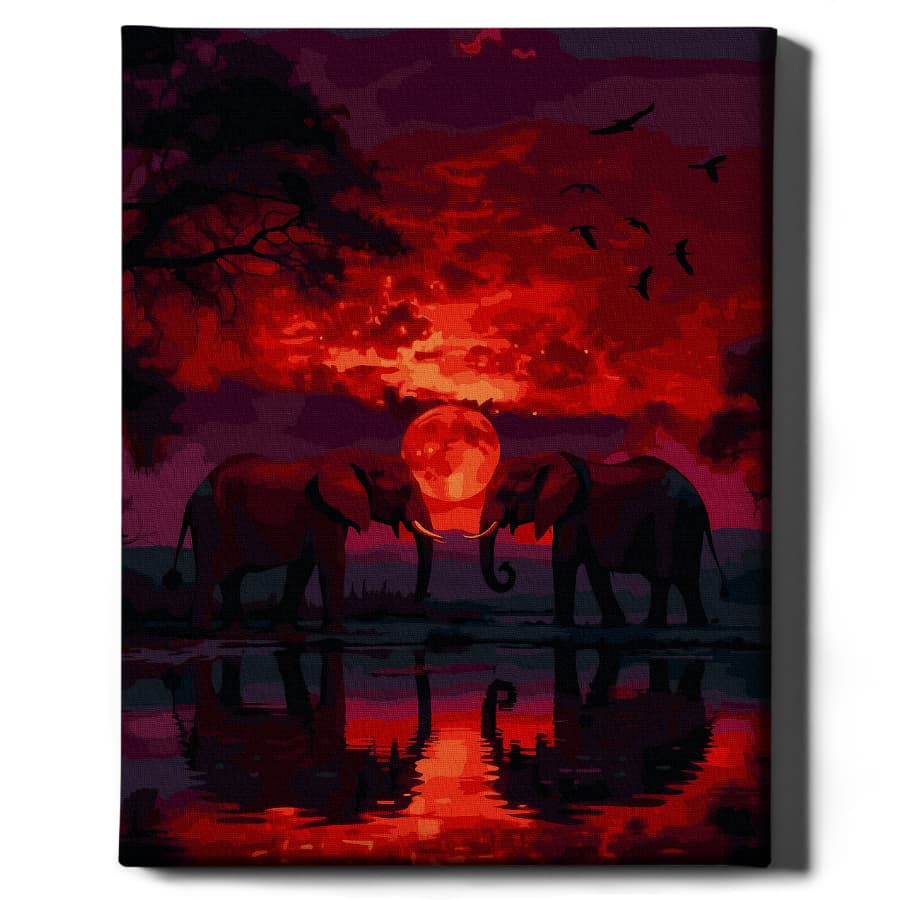 Sawanna pod księżycem