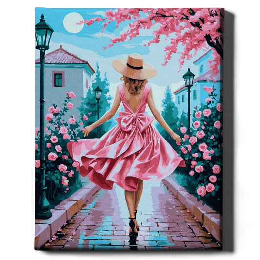 Spacer wśród róż