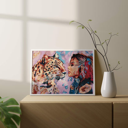 Pani z leopardem